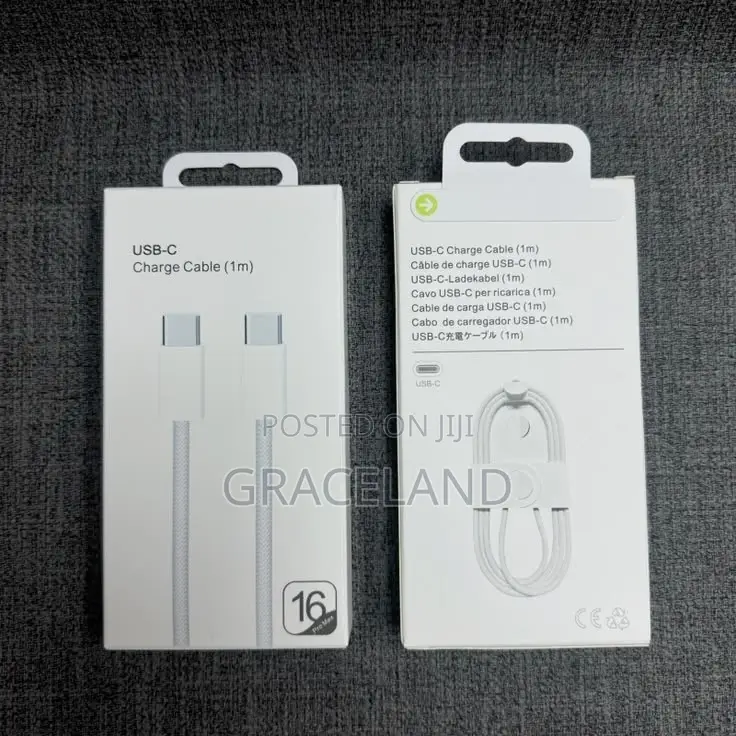 Original Apple iPhone 16 -18 Pro Max Cable USB-C 60w Fast Charging