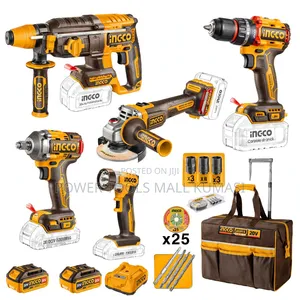 5 PCS Cordless Industrial Combo Kit