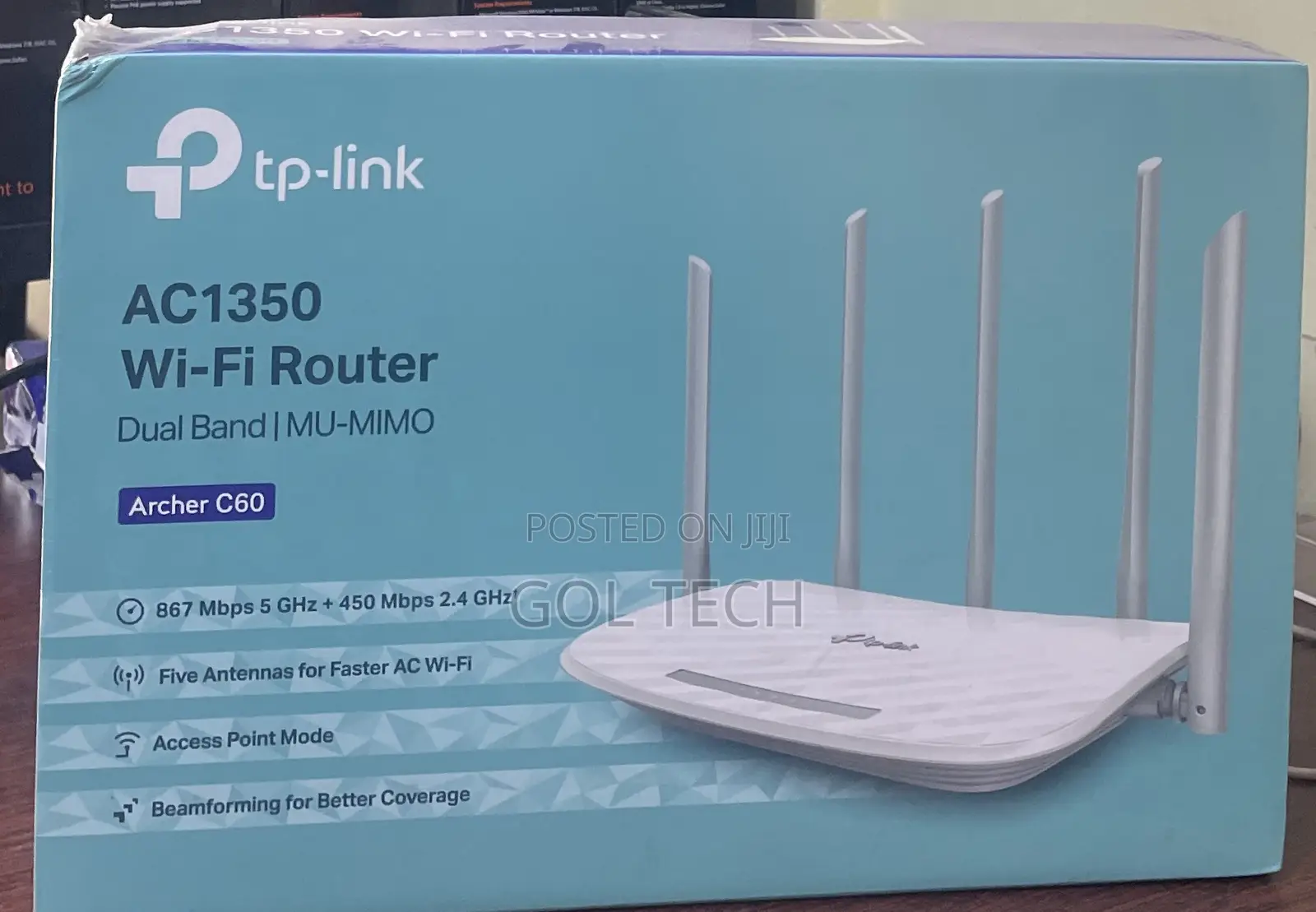 TP-Link Ac1350 WiFi Router Dual Band