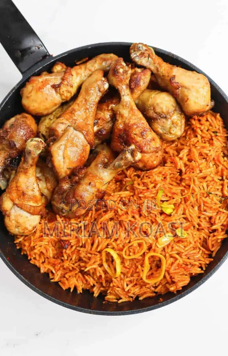 Jollof Rice With Chicken Week's/Weekend