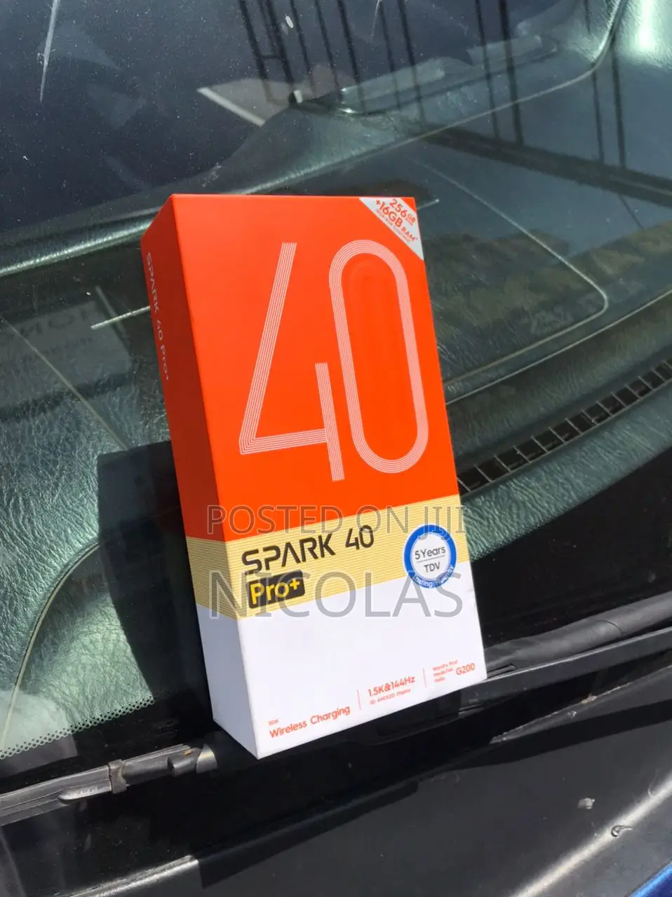 New Tecno Spark 40 Pro+ 256 GB Black