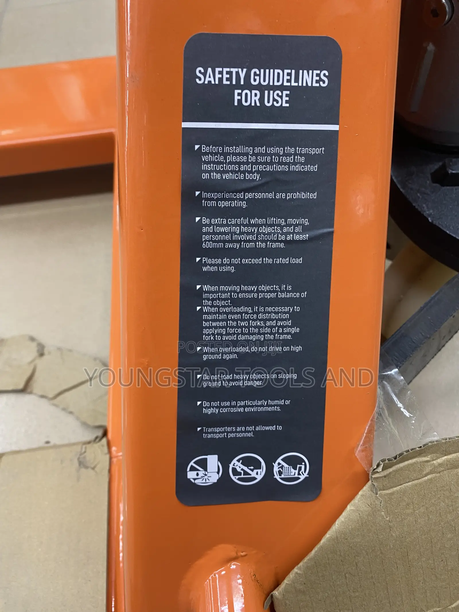 Manual Hydraulic Forklift 3 Ton – Heavy Duty Pallet Jack