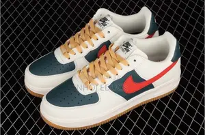 Cloud White Navy Red Low-Top