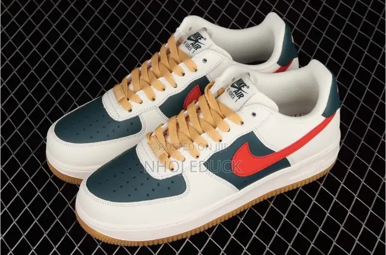 Cloud White Navy Red Low-Top