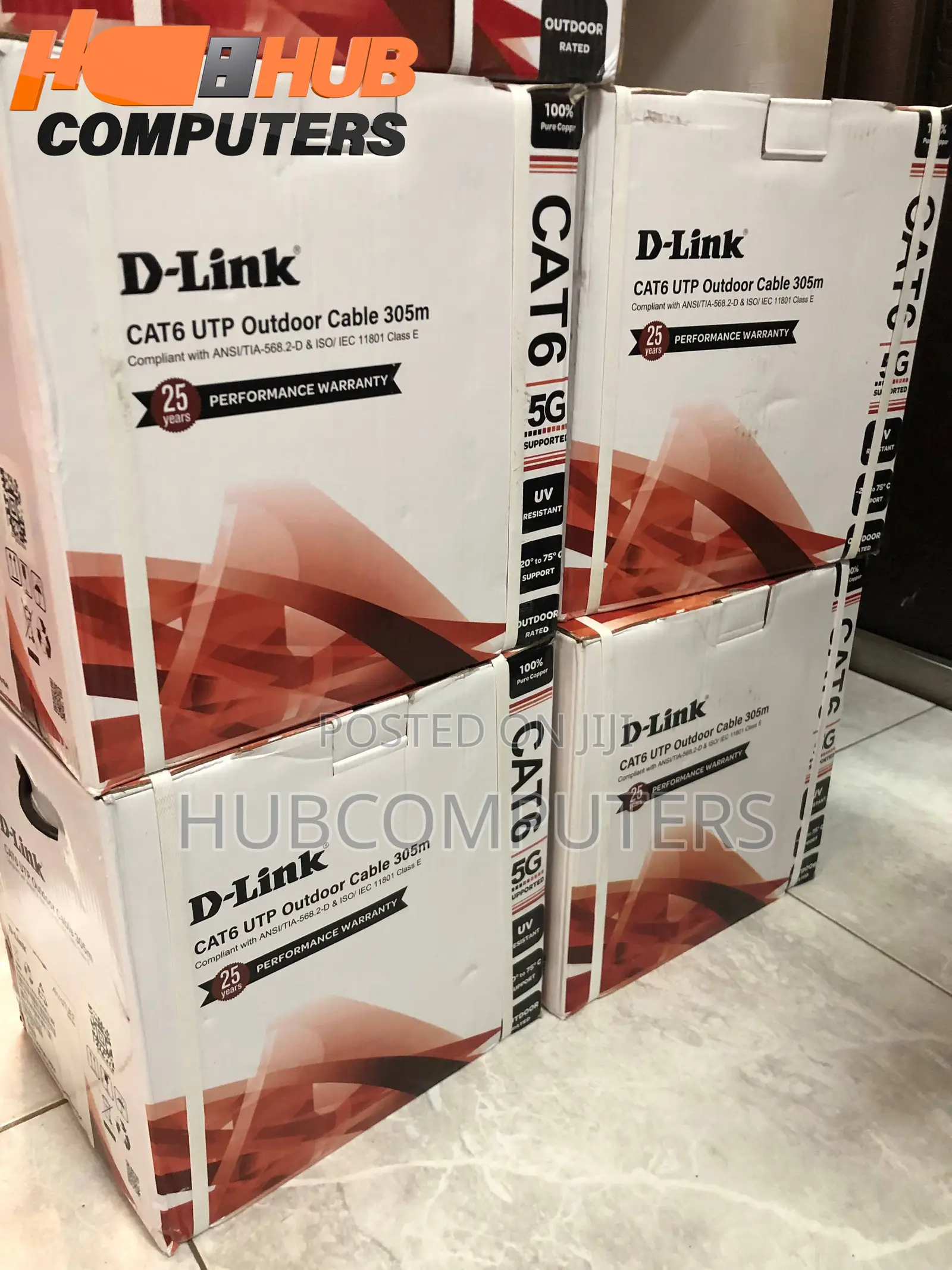 D-Link Outdoor Cat 6 Cable 305m Utp