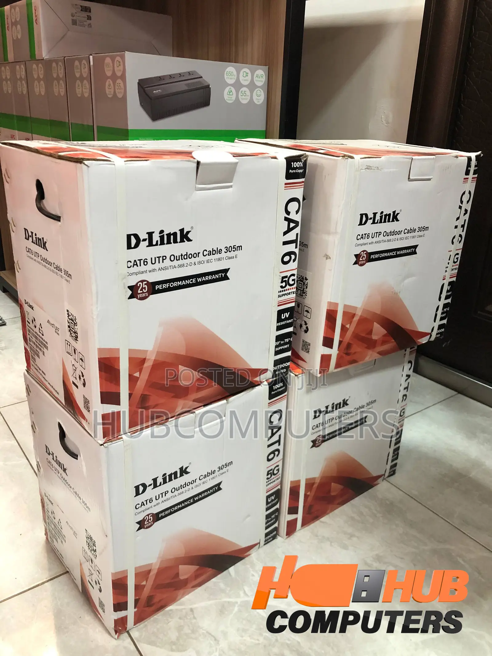 D-Link Outdoor Cat 6 Cable 305m Utp