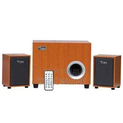 New C10 Triple Power Wooden Speaker