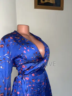 Blue I Saw It First Wrap Dress