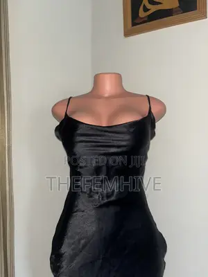 Black ASOS Satin Dress Thrift