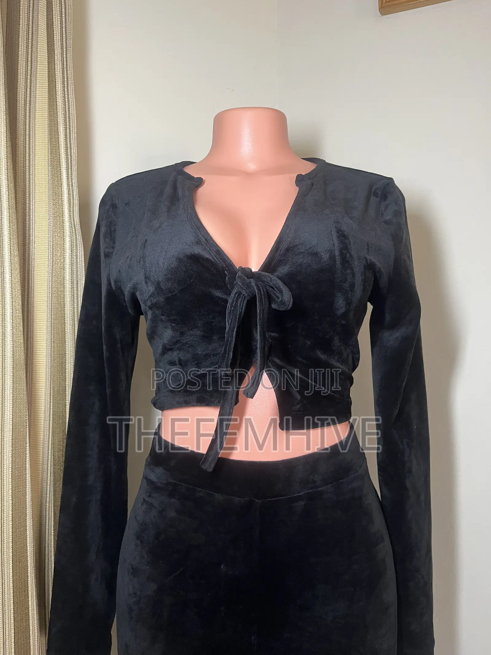 Black Shein Two Piece Set Thrift