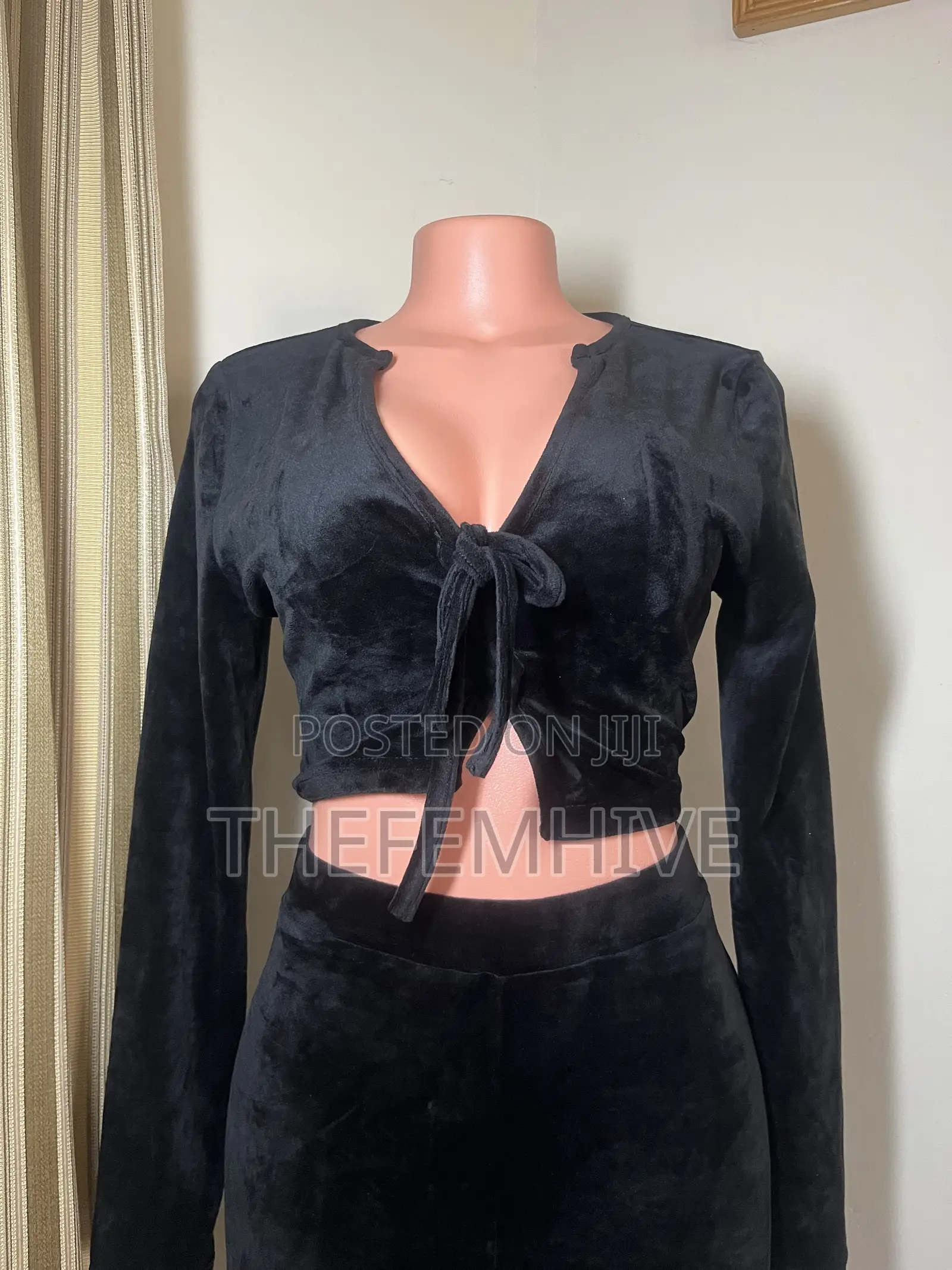 Black Shein Two Piece Set Thrift