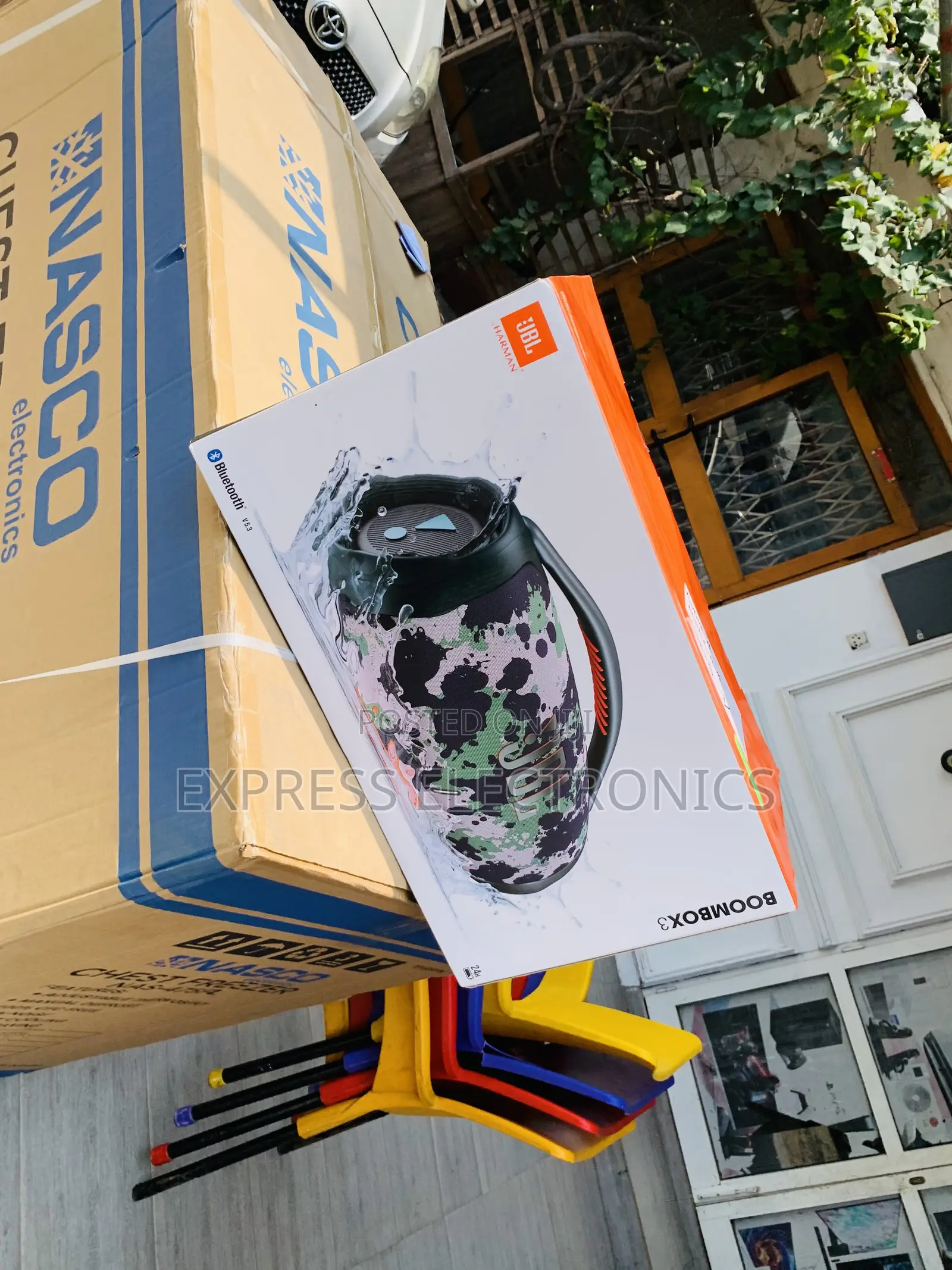 Limited Stock JBL Boombox 3 Black Portable Bluetooth Speaker