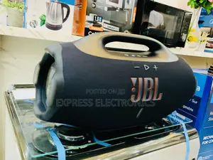 JBL Boombox 3 Black Portable Bluetooth Speaker Wireless Streaming