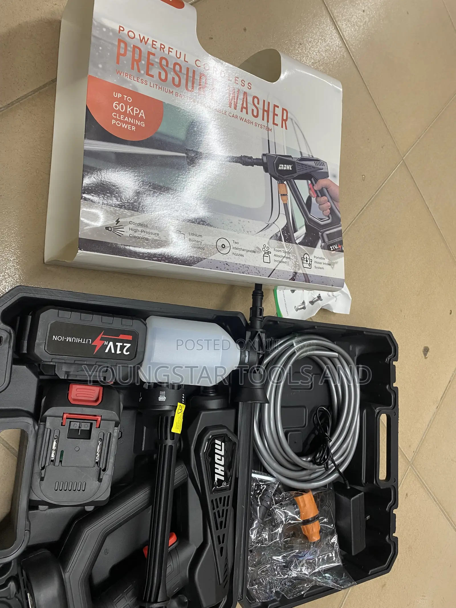 Portable Cordless Car Washer