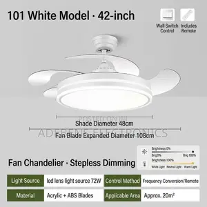 Luxury Invisible Fan Lamp