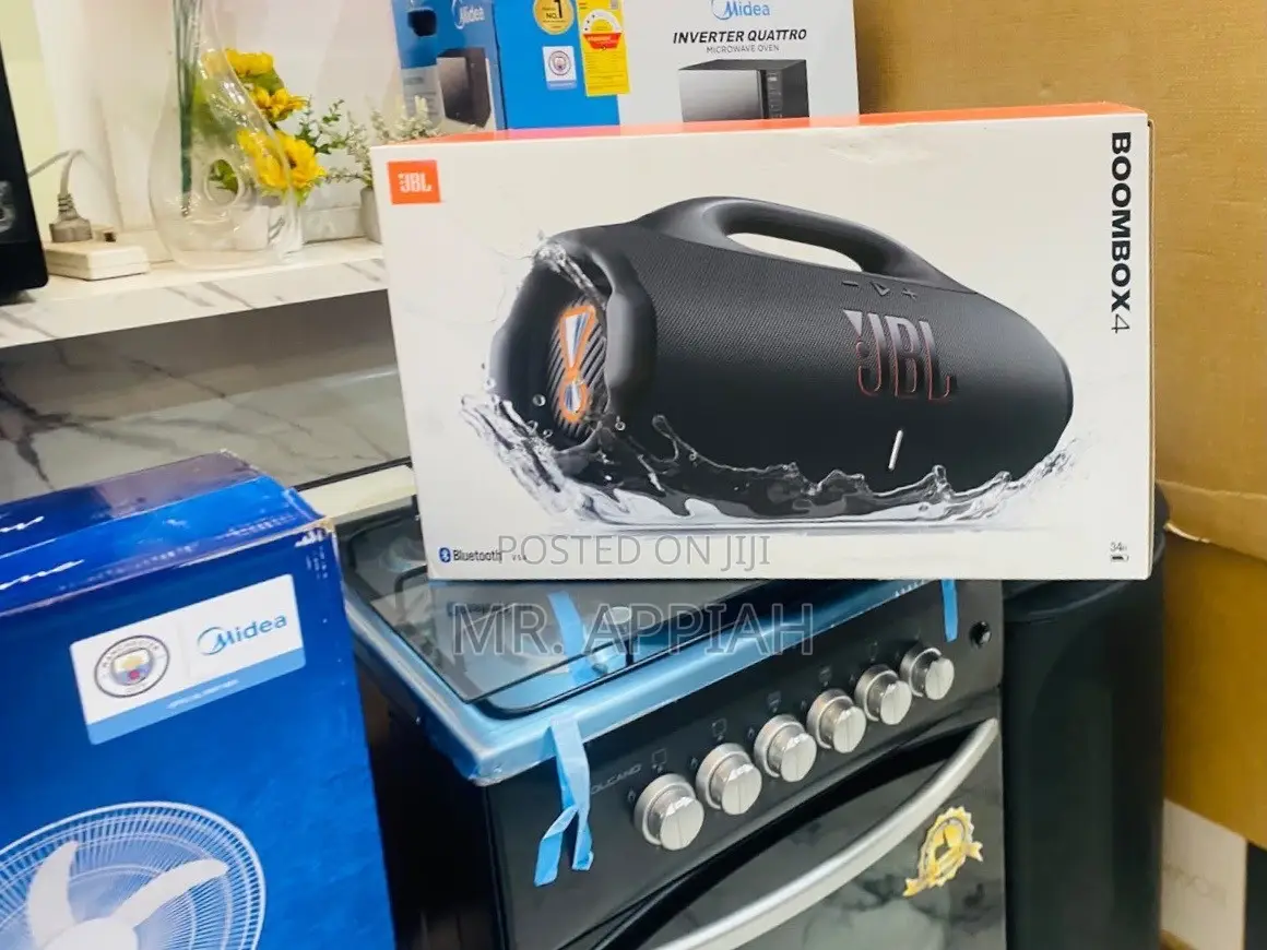 Check Out Durable JBL Boombox 4 Bluetooth Speaker(Black) 
