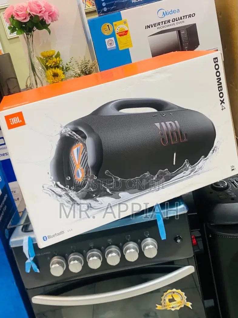 Extremely Classic JBL Boombox 4 Bluetooth Speaker(Black) 