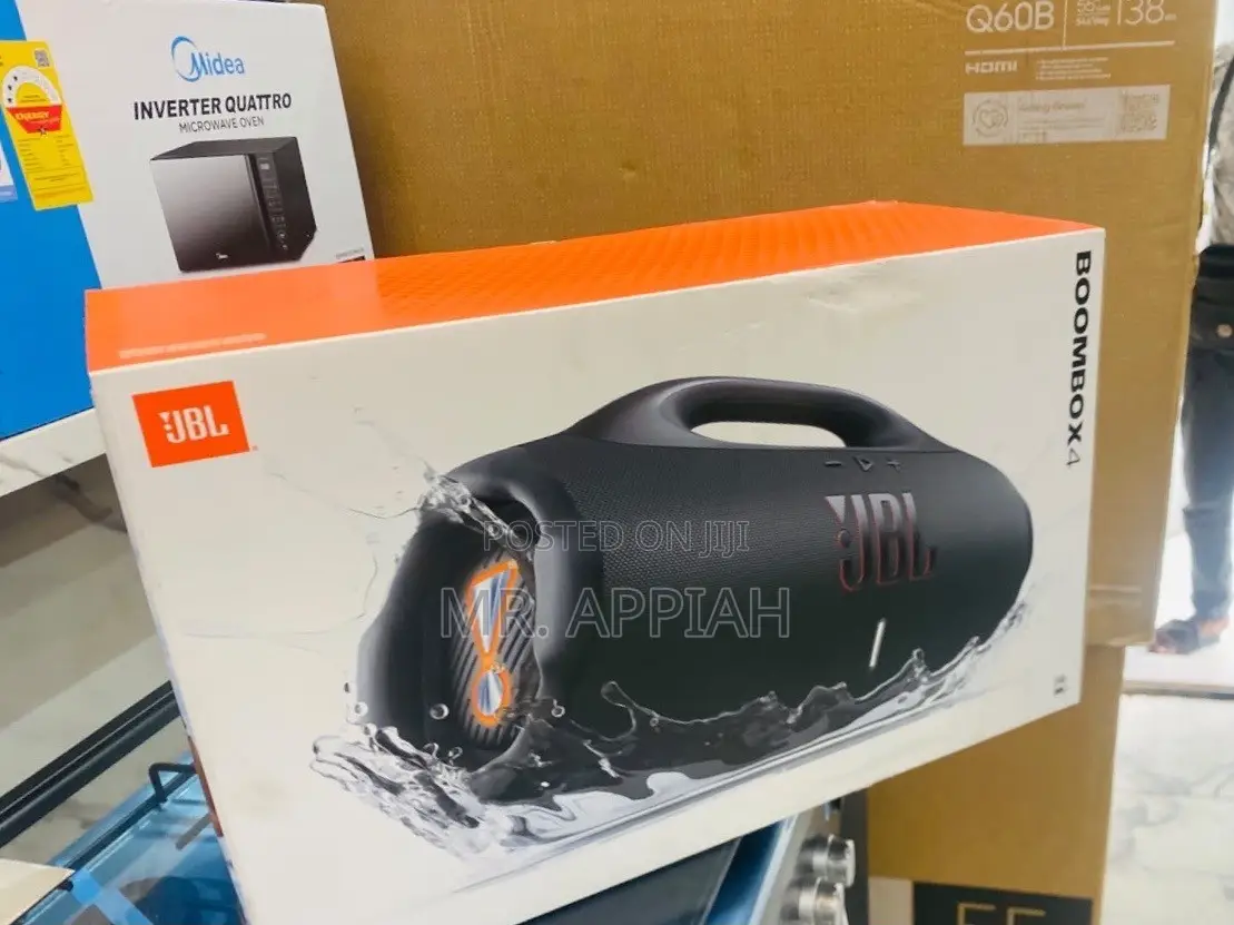 Efficient JBL Boombox 4 Portable Bluetooth Speaker(Black) 