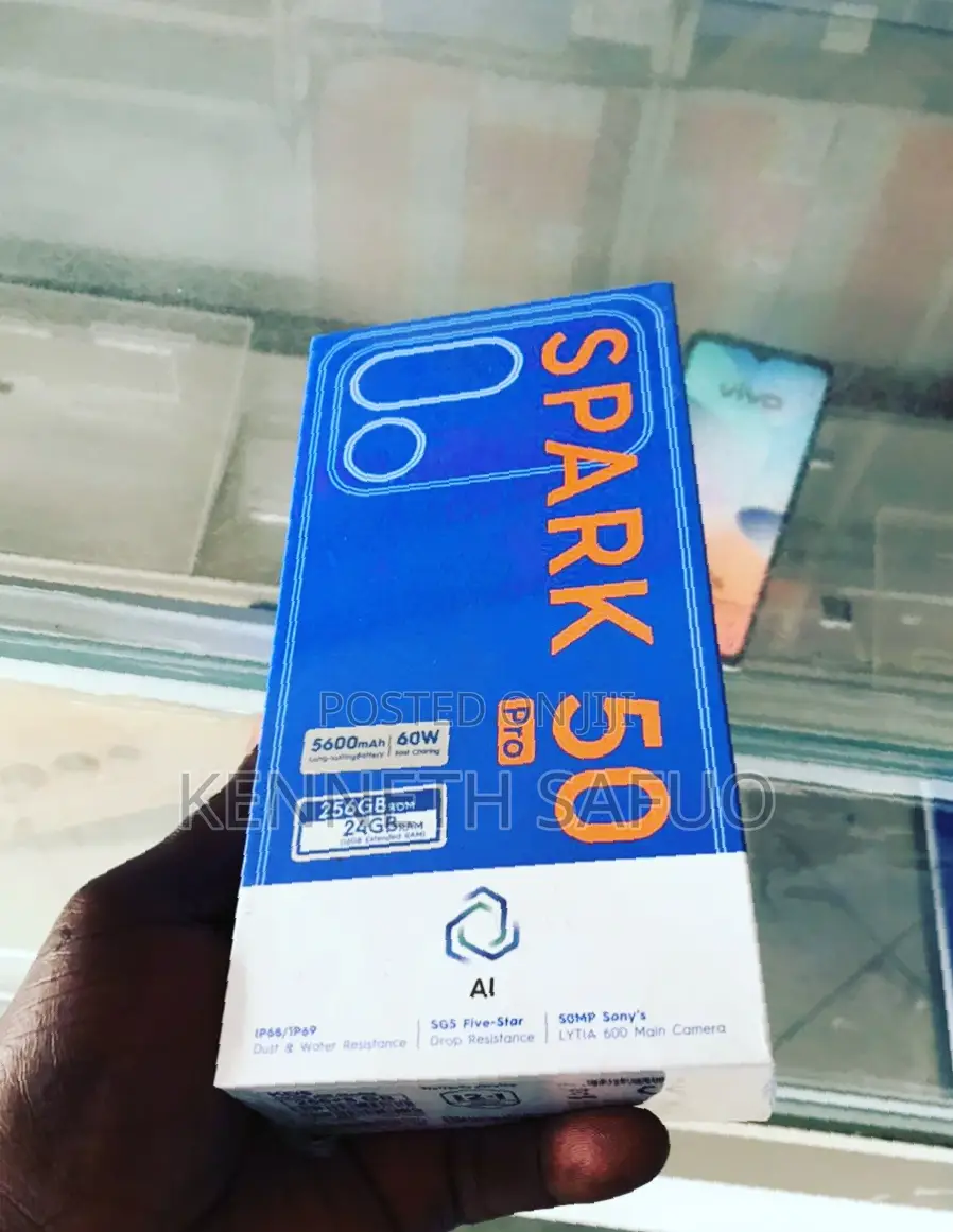 New Tecno Camon 50 Pro 256 GB Black
