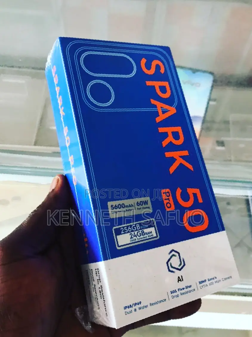New Tecno Camon 50 Pro 256 GB Black