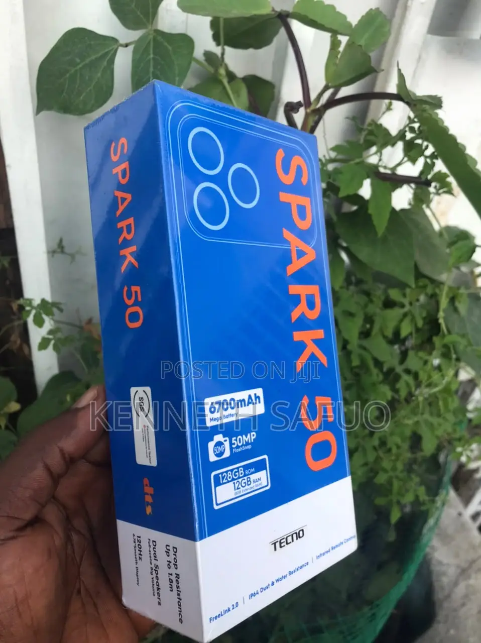 New Tecno Spark 50 128 GB Purple