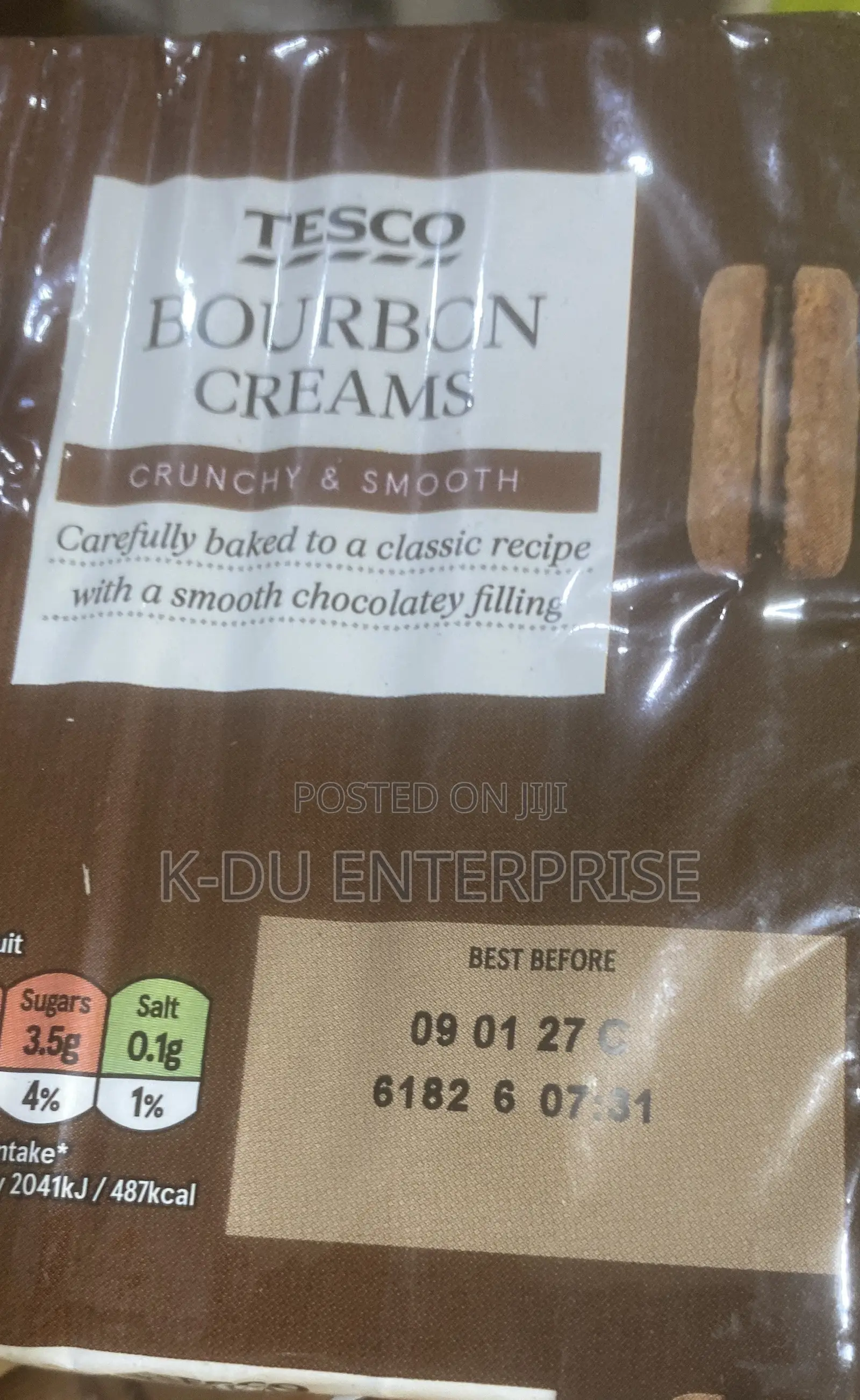 Tesco Bourbon Biscuits 296g