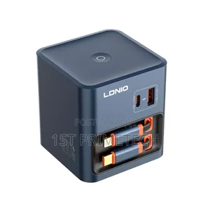 LDNIO 100W Desktop Charger With Retractable Cables