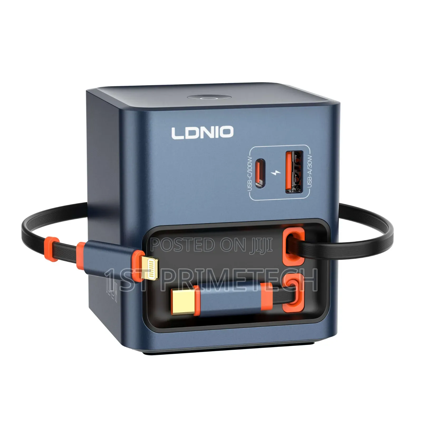 LDNIO 100W Desktop Charger With Retractable Cables