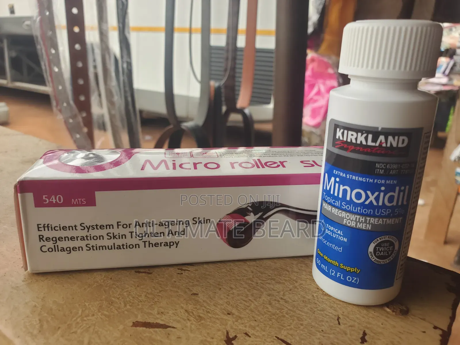 Kirkland Minoxidil + Derma Roller