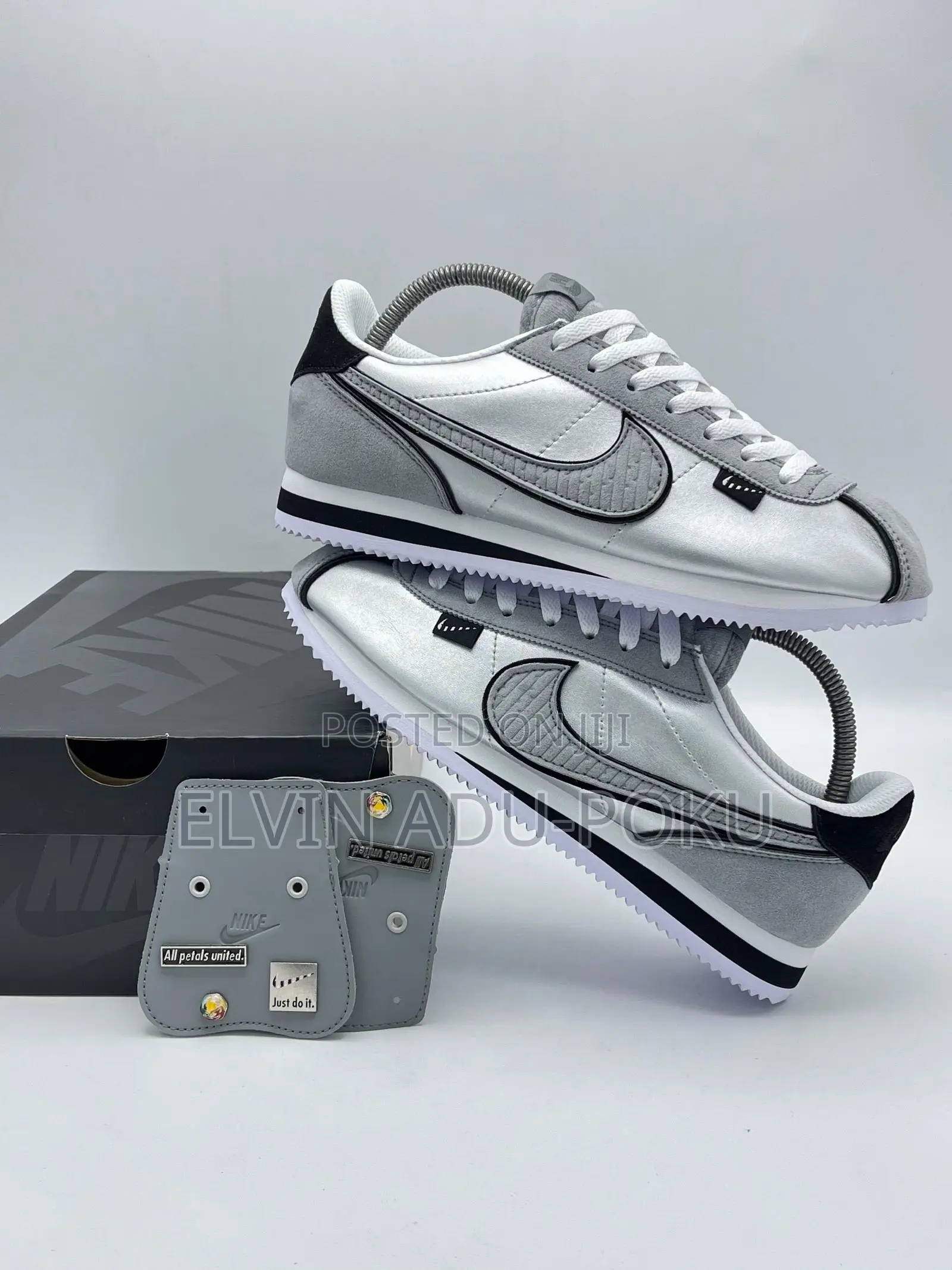 Nike Cortez Premium Metallic Silver