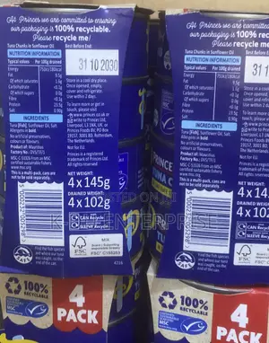 Princess Tuna Chunks 4 in 1