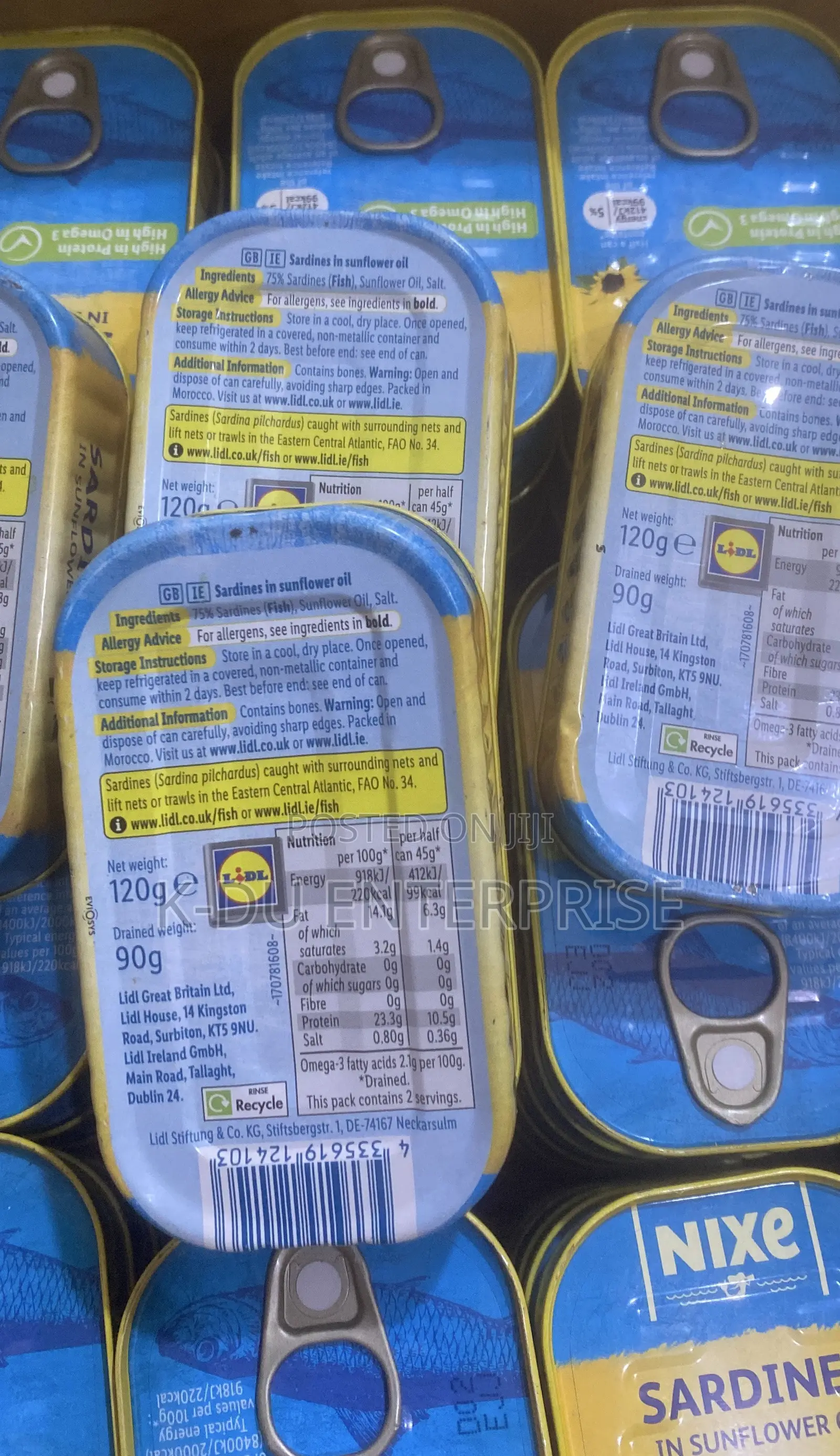 Nixe Sardines 120g