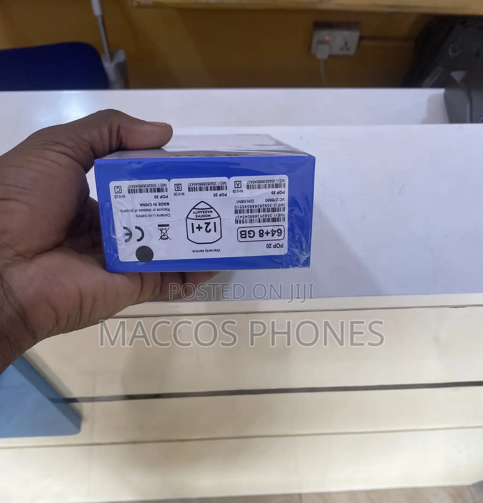 New Tecno Pop 20 128 GB Black