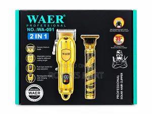 WAER Professional 2-in-1 Hair Clipper Set