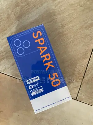 New Tecno Spark 50 128 GB Black