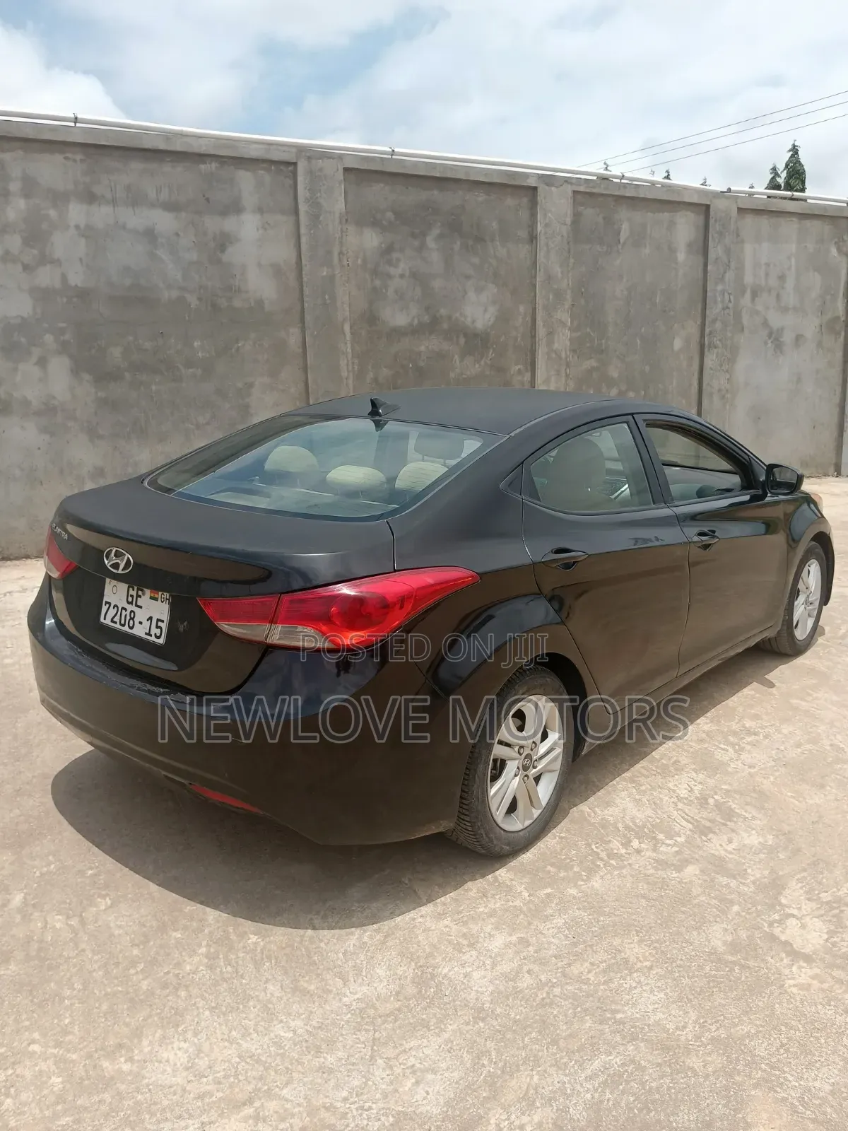 Hyundai Elantra Limited Sedan FWD (1.8L 4cyl 6A) 2013 Black
