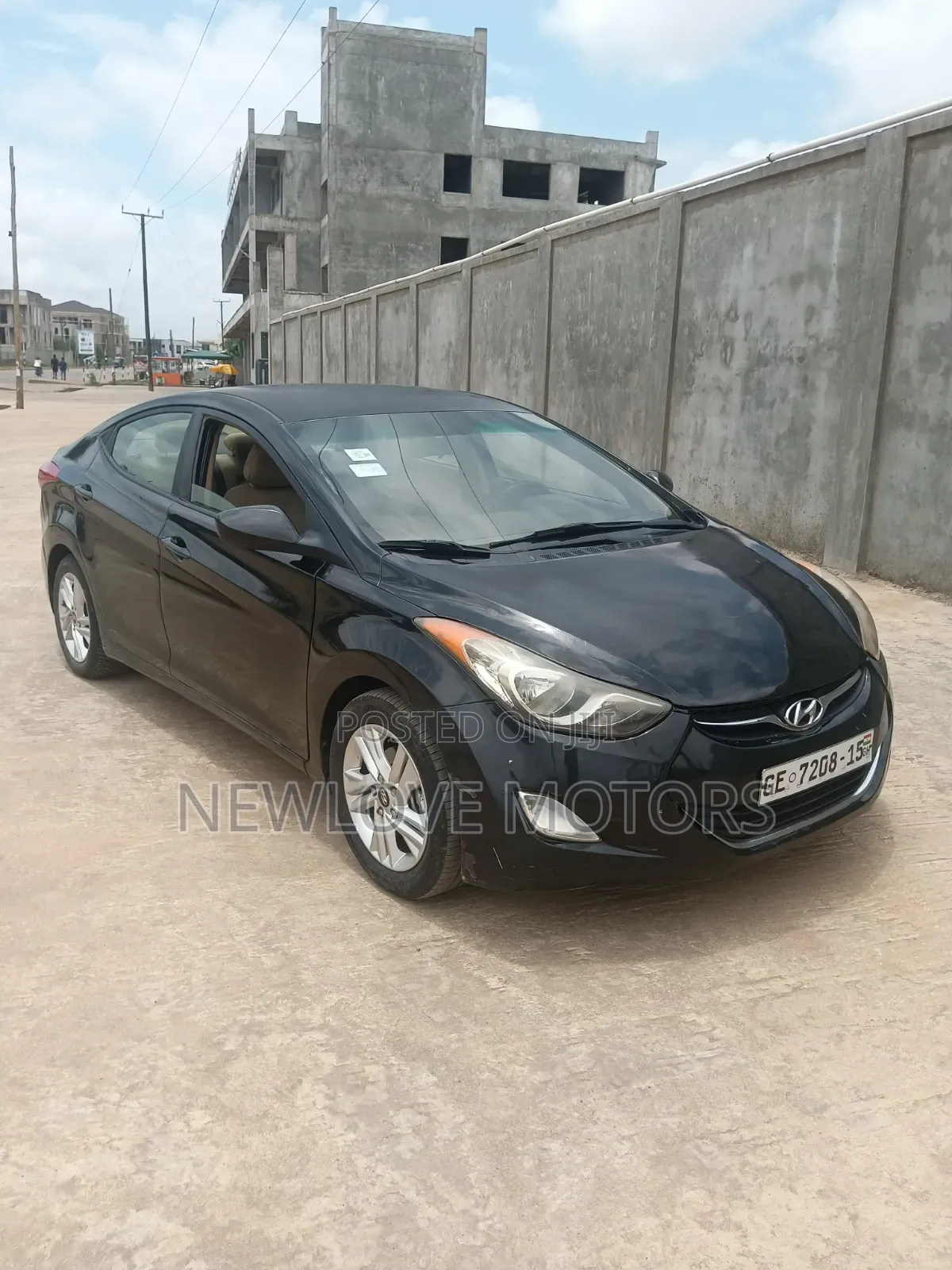 Hyundai Elantra Limited Sedan FWD (1.8L 4cyl 6A) 2013 Black