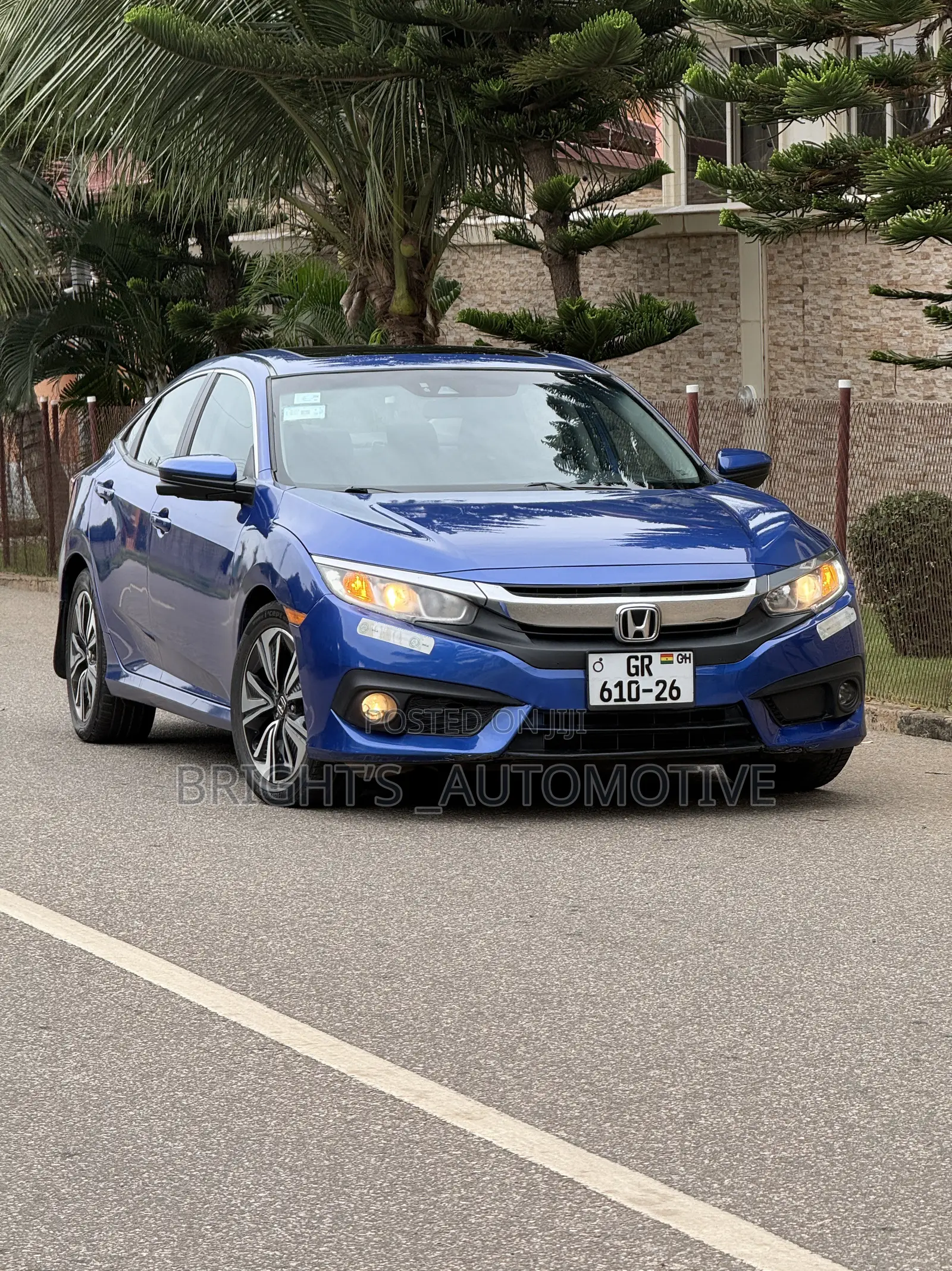 Honda Civic EX Sedan 2018 Blue