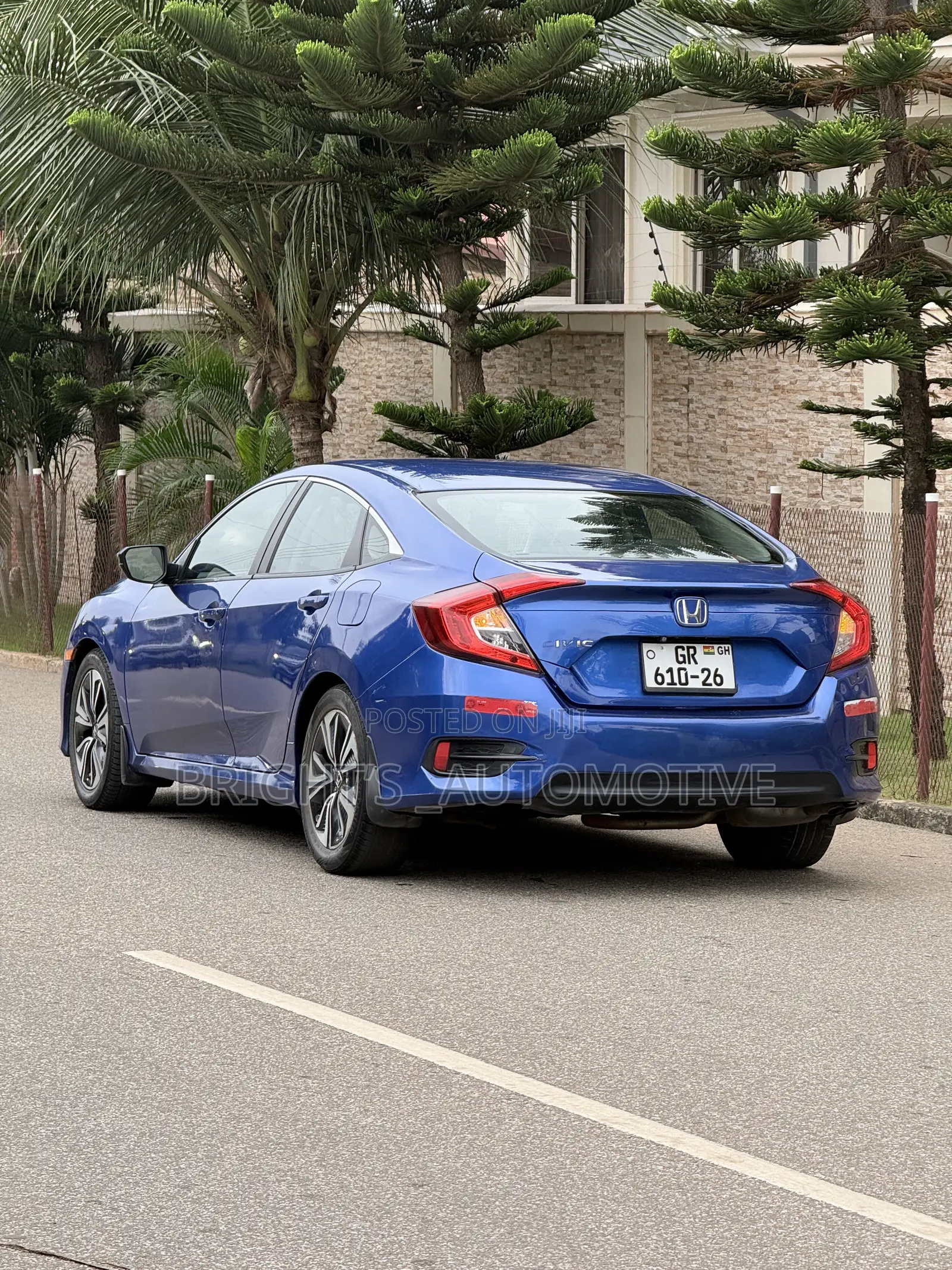 Honda Civic EX Sedan 2018 Blue