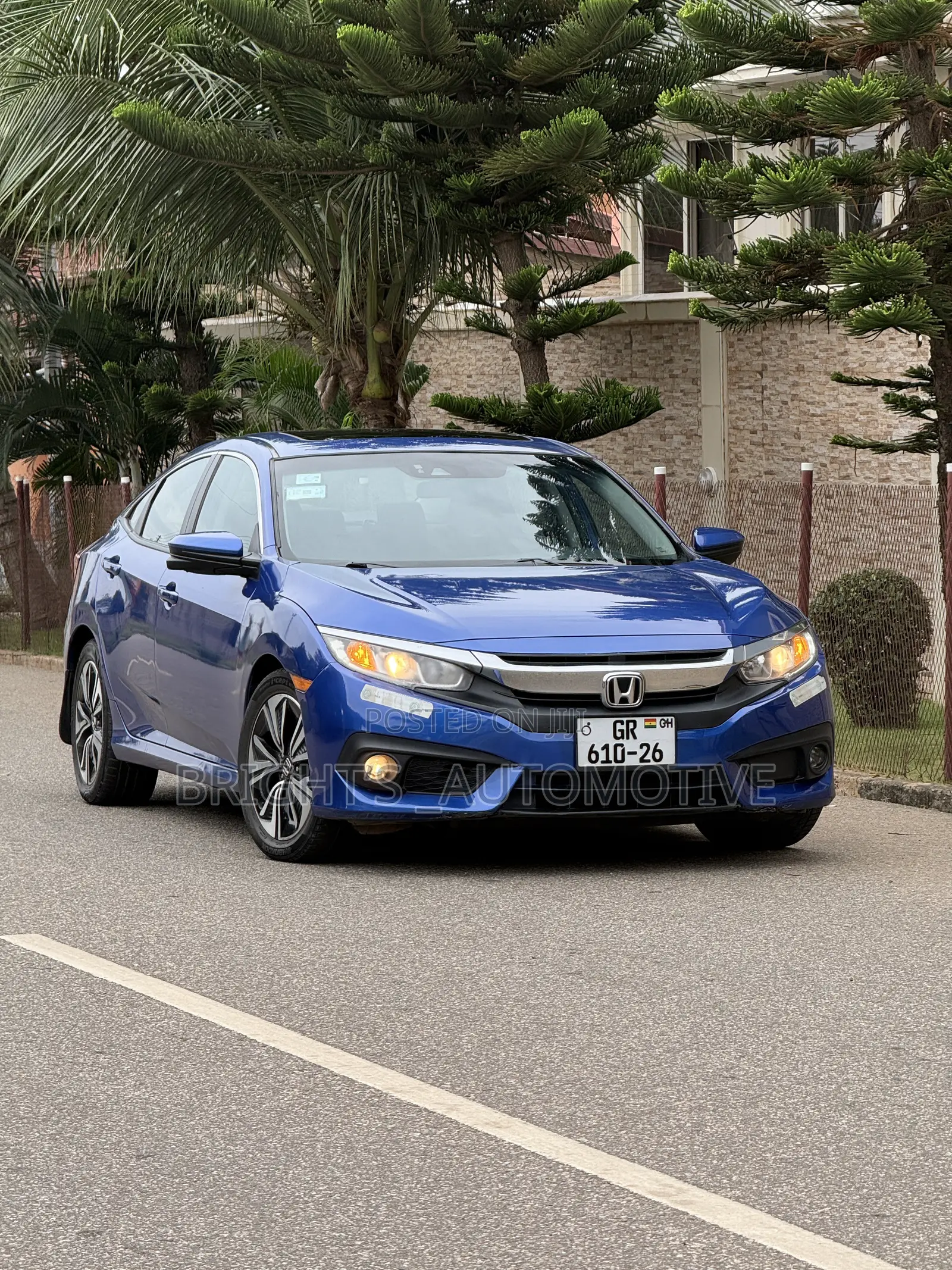 Honda Civic EX Sedan 2018 Blue