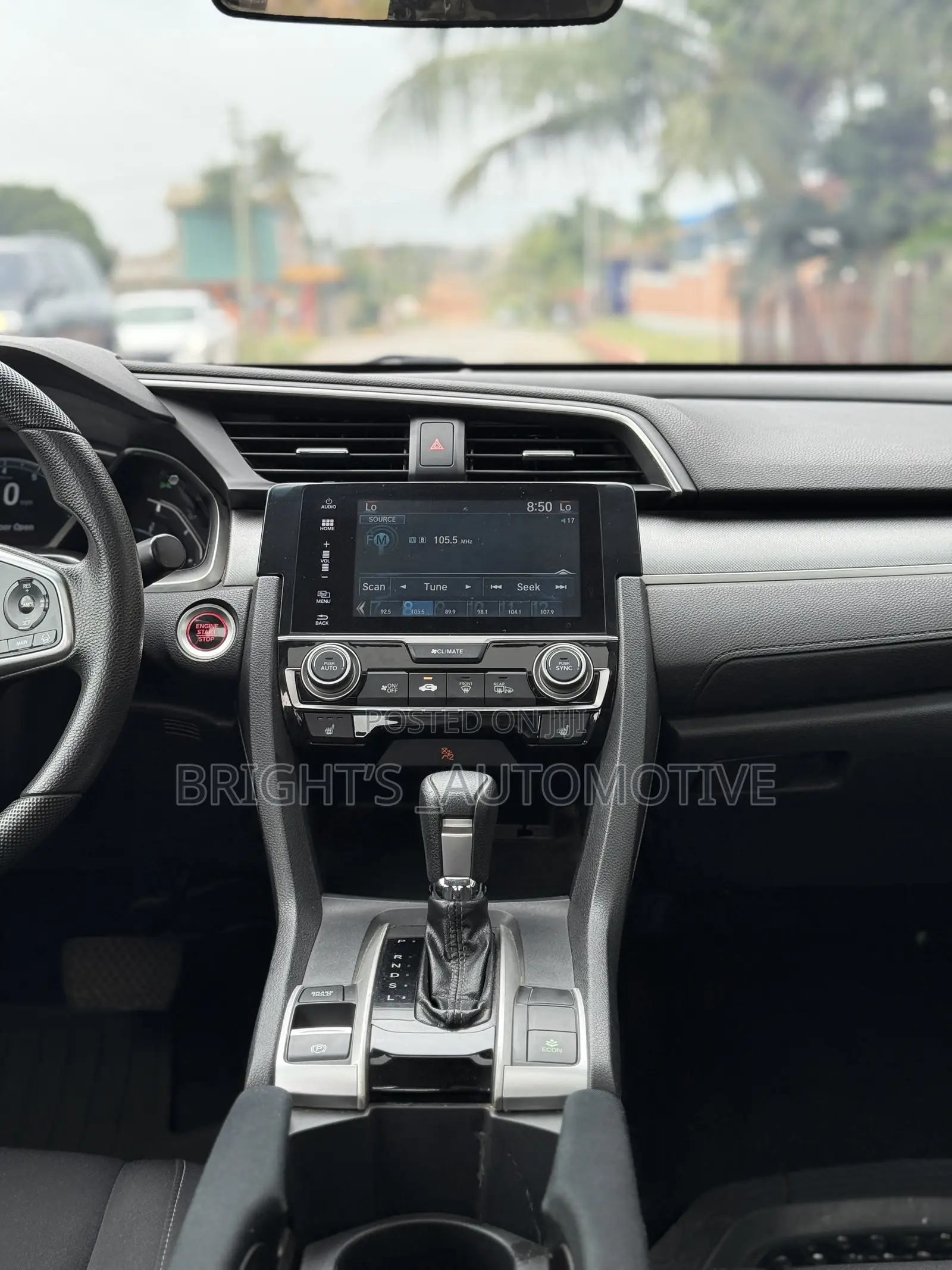 Honda Civic EX Sedan 2018 Blue