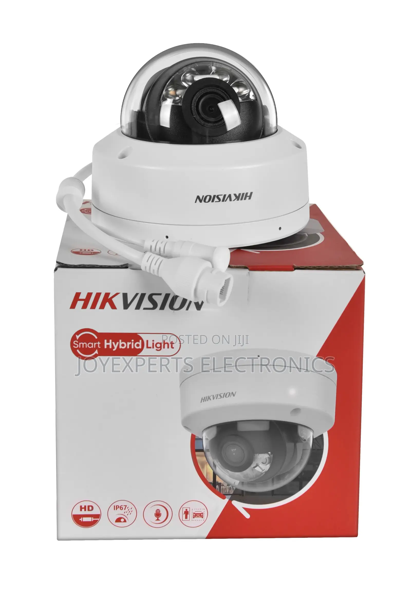 Hikvision 2MP Smart Hybrid Light Dome IP Camera (DS-2CD1123G2-LIU)