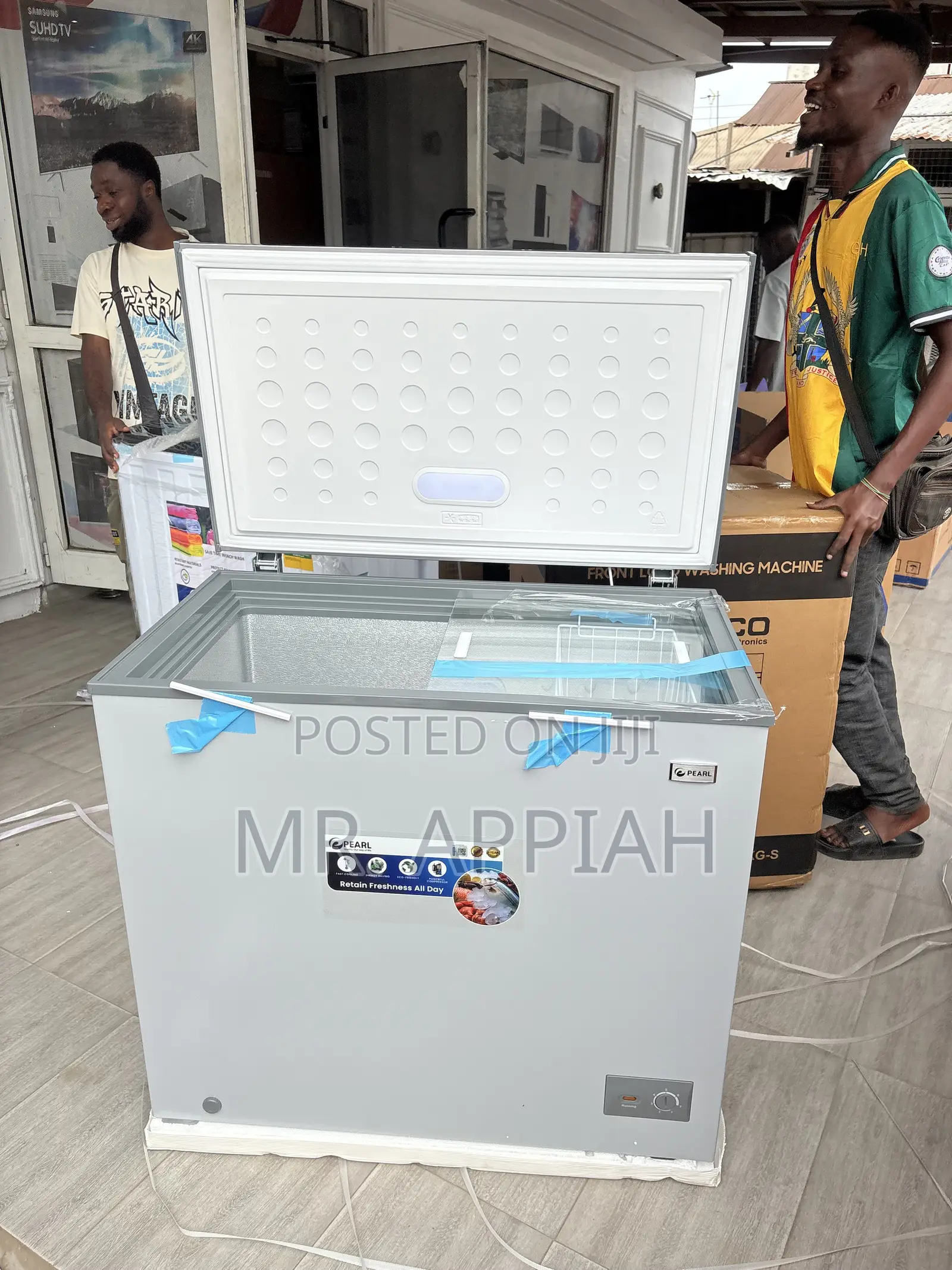 Effortless Chilling Pearl 200Liters Chest Freezer(Gray)