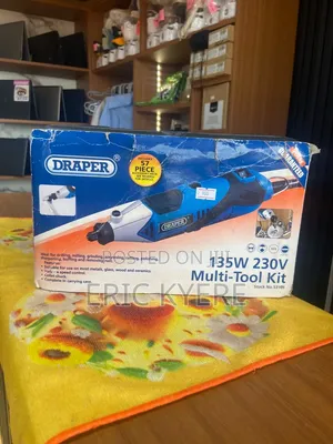 Draper 135W 230V Rotary Multi-Tool Kit With Accessories