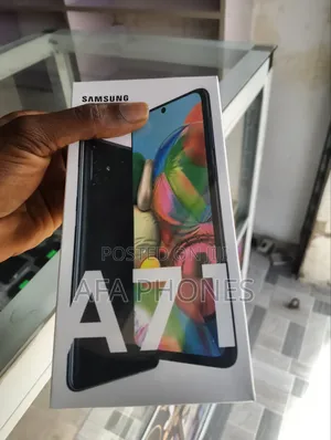 New Samsung Galaxy A71 128 GB Black