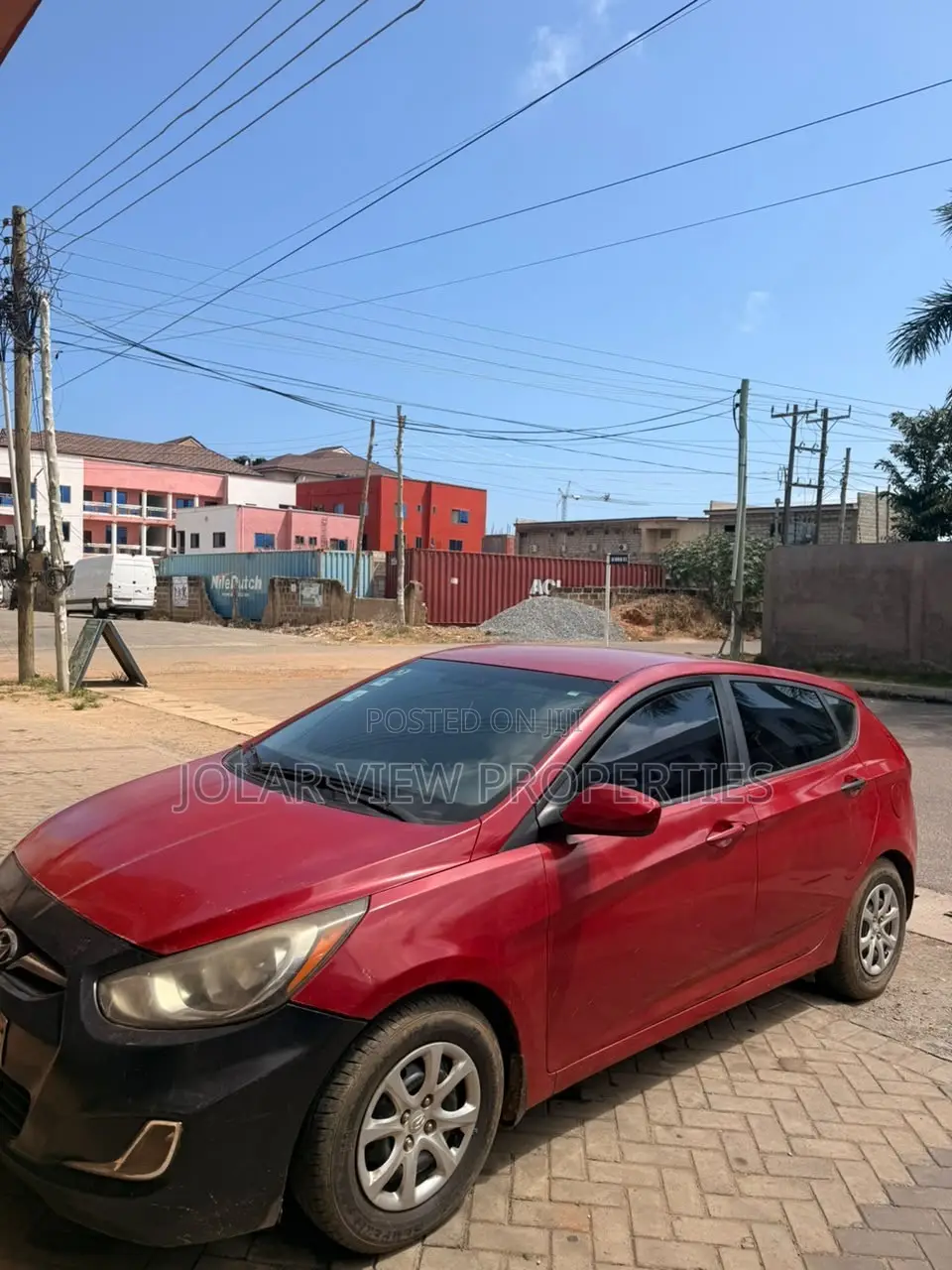 Hyundai Accent 2012 Red