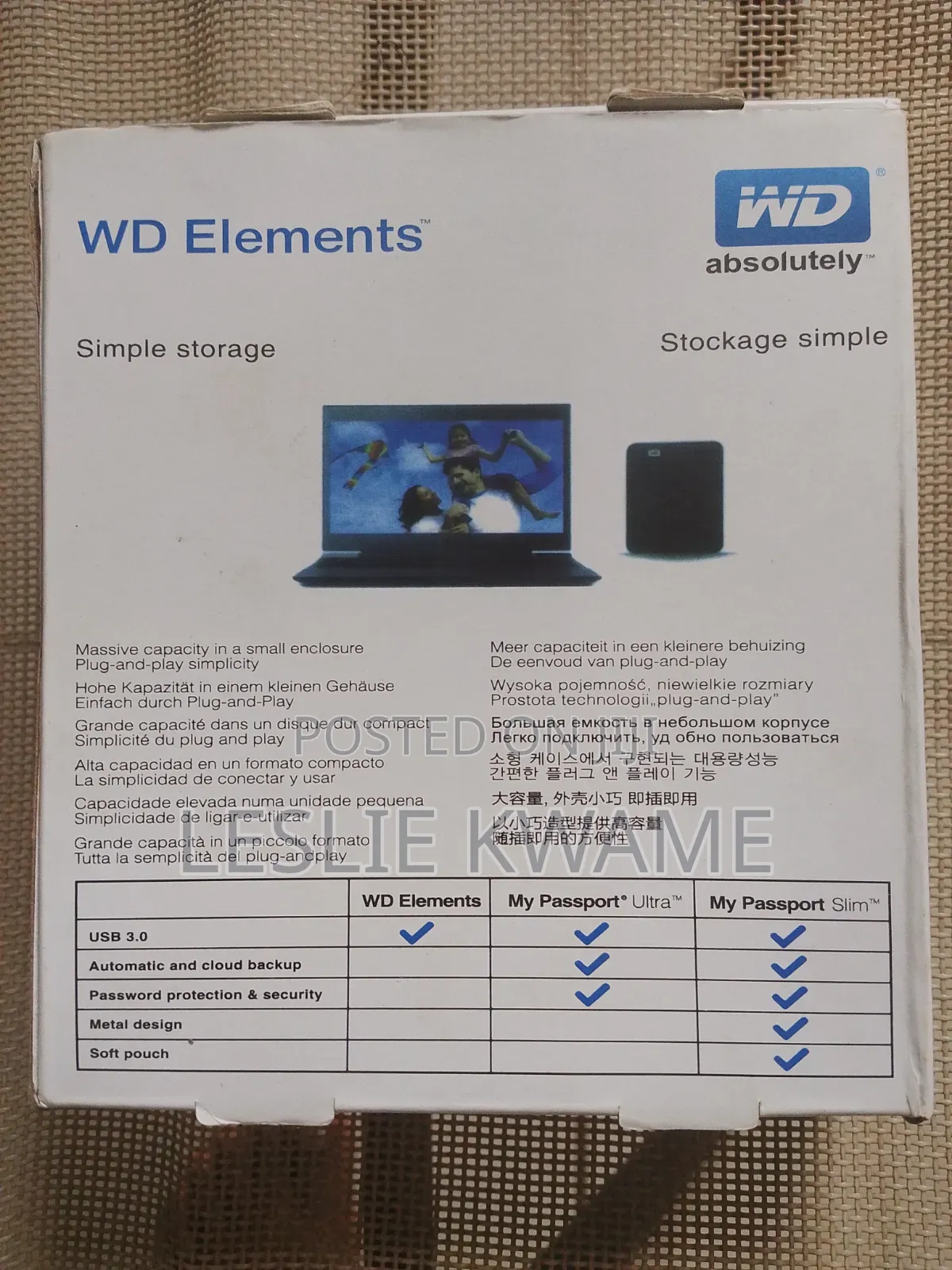 1TB External Hard Drive