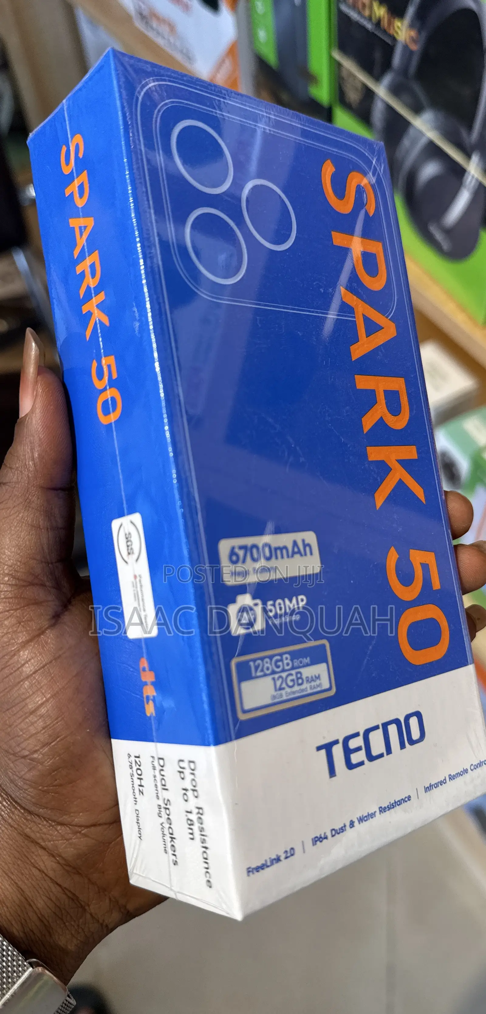 New Tecno Spark 50 128 GB Blue