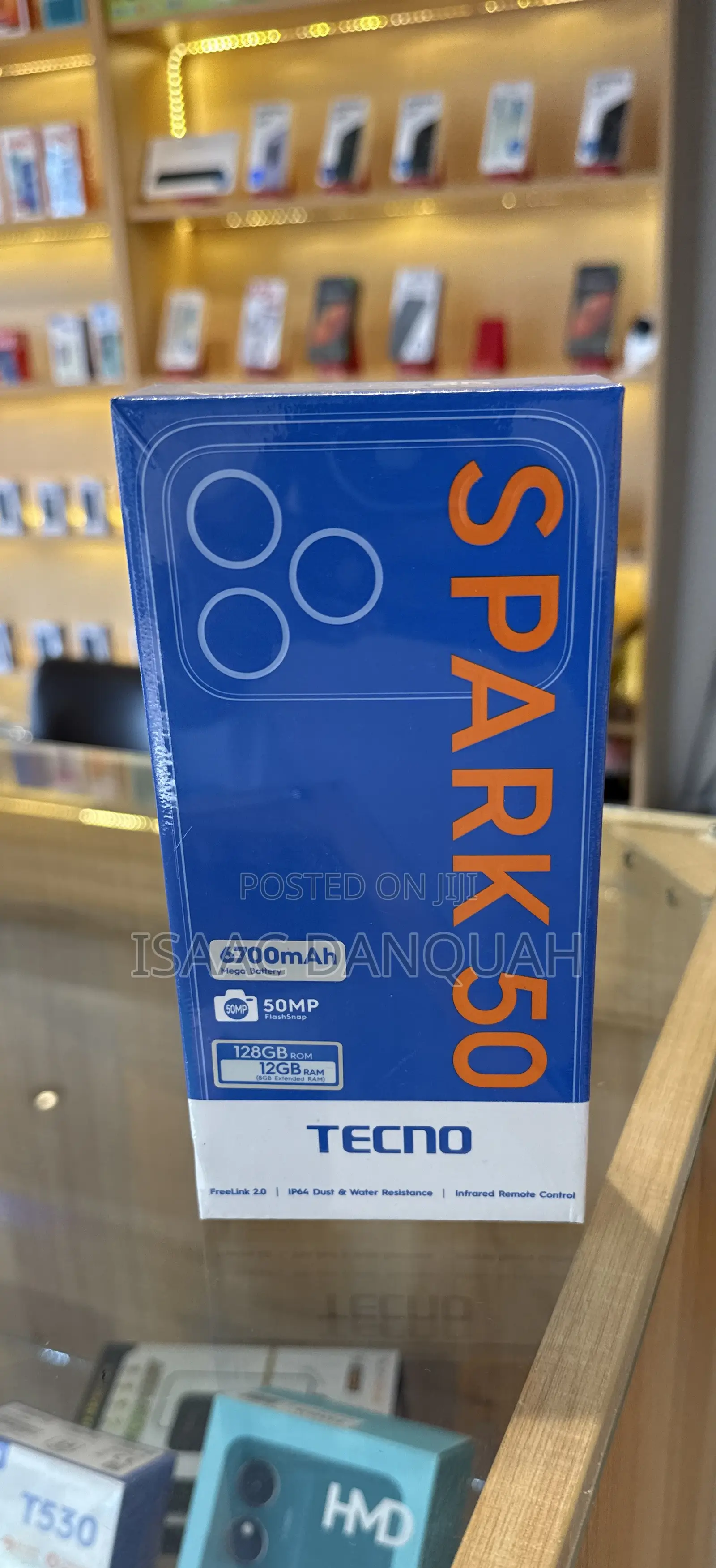 New Tecno Spark 50 128 GB Blue