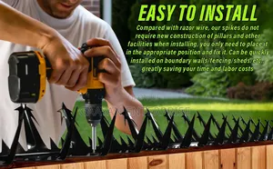 Anti Climb Wall Razor Edge Spikes